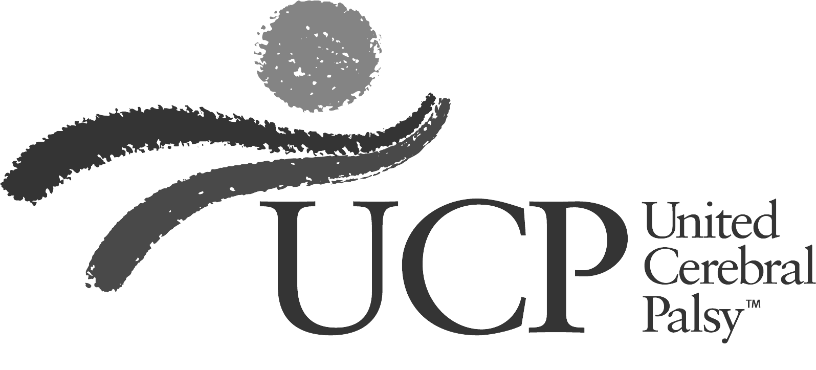 United Cerebral Palsy logo black and white